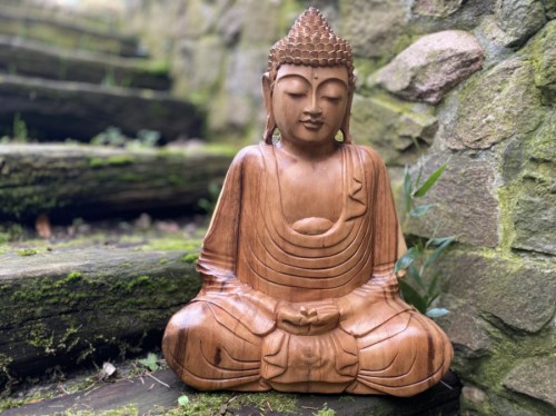 Buddha - meditierend, Größe: L